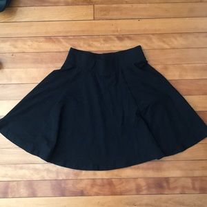 H&M Black Skater Skirt size XS